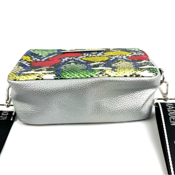 Steve Madden Crossbody Bag Faux Snakeskin Leather Colorful Handbag Purse NEW - Picture 6 of 15